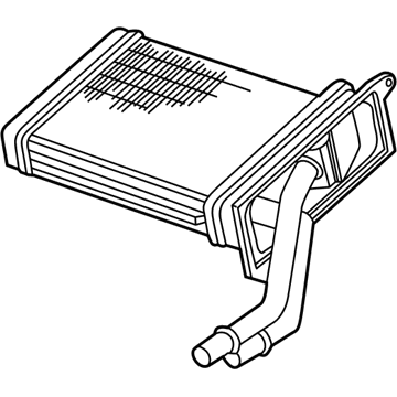 BMW 64118373786 Heater Radiator With Aluminium Water Box