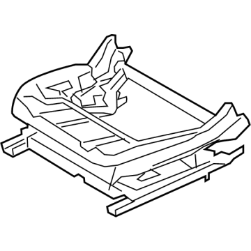 BMW 52109891039 SEAT FRAME, COMFORT SEAT, LE