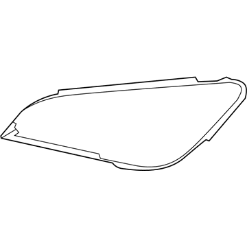 BMW 63117225237 Gasket, Headlight, Left