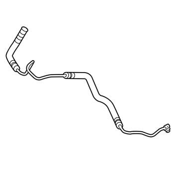 2018 BMW 640i xDrive Gran Coupe Oil Cooler Hose - 17227636940