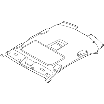 BMW 51449173426 Headlining, Lift-Up & Slide-Back Sunroof