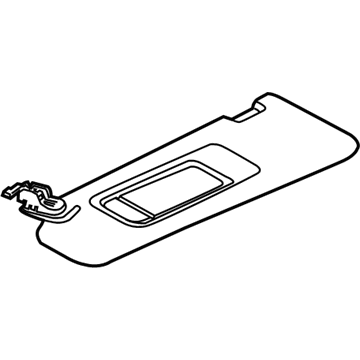 BMW 51168038166 Sun Visor With Label, Right