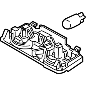 2010 BMW 535i GT Interior Light Bulb - 63319321573