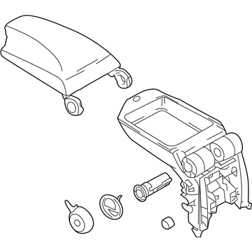 BMW 51169110502 Centre Arm Rest