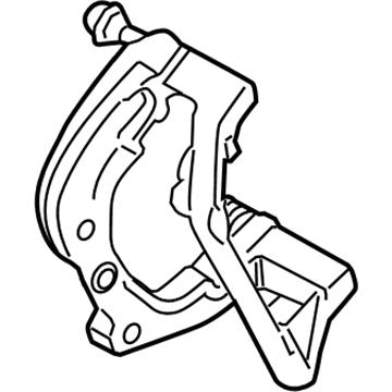 BMW 640i xDrive Brake Caliper Bracket - 34217846695