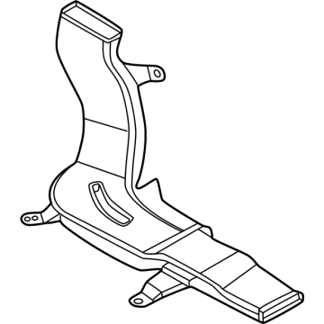 BMW 51477434329 AIR DUCT, REAR COMPARTMENT