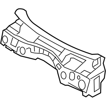 BMW 51489126250 Sound Insulating., Splash Wall, Upper Part