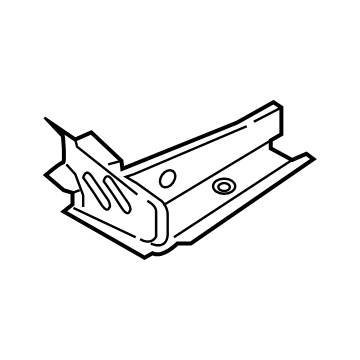 BMW 41007947337 SIDE MEMBER, REAR LOWER LEFT