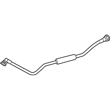 BMW 13908601845 Fuel Tank Breath.Line With Resonator