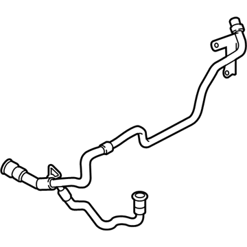 2016 BMW X6 M Coolant Reservoir Hose - 17127648187