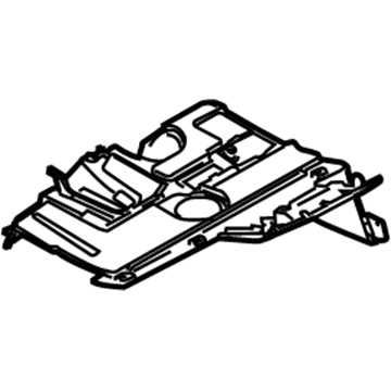 BMW 51457063209 Trim Panel Foot Controls