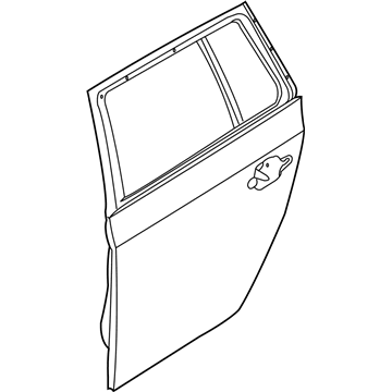 BMW 41527158502 Door, Rear Right