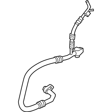 2020 BMW M850i xDrive Gran Coupe A/C Liquid Line Hoses - 64539490960