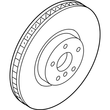 2021 BMW X5 M Brake Disc - 34108853555