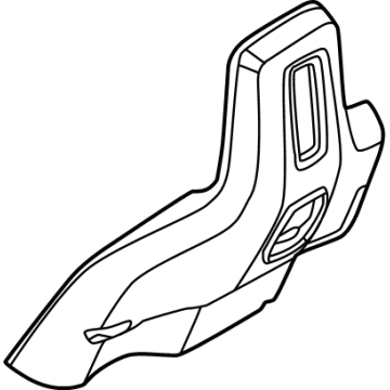 BMW 52105A43F02 REAR PANEL COMFORT SEAT UPPE