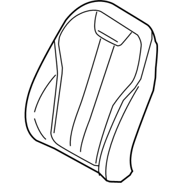 BMW 52105A43806 COVER BACKREST COMFORT SEAT