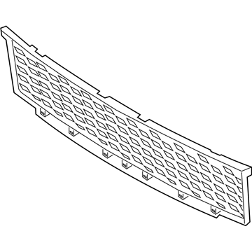 BMW 51118069689 Grille, Middle Bottom