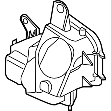 BMW 13717571984 Outside-Air Tray Right