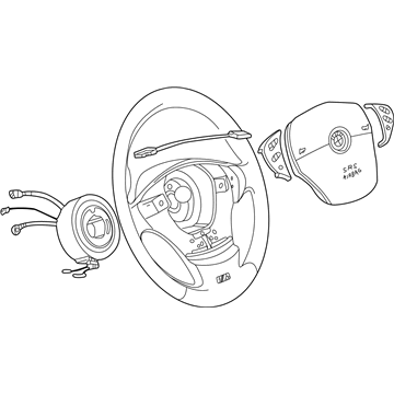 2001 BMW 740i Steering Wheel - 32342229102