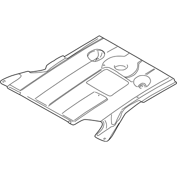 BMW 51717028893 Front Aggregate Protective Plate