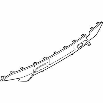 BMW 51128081619 COVER, BUMPER, REAR PRIMED