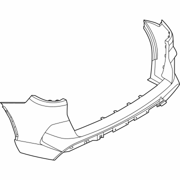 BMW 51128081617 BUMPER TRIM PANEL, PRIMED, R