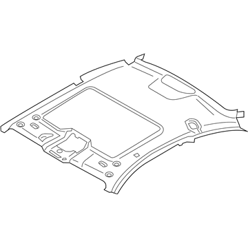 BMW 51447277149 Molded Headlining For Sliding Lifting Roof