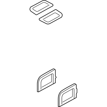 BMW 52309139154 Set, Sealing Frame, 3Rd Seat Row