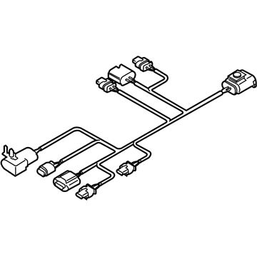 BMW 61129335477 Set Of Cables, Front Apron