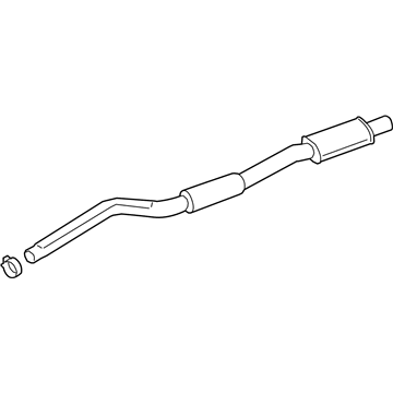 2015 BMW X1 Exhaust Resonator - 18307646430