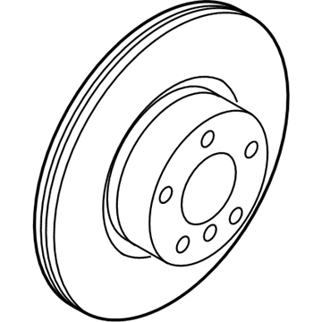 BMW 34106880072 BRAKE DISC, LIGHTWEIGHT, VEN