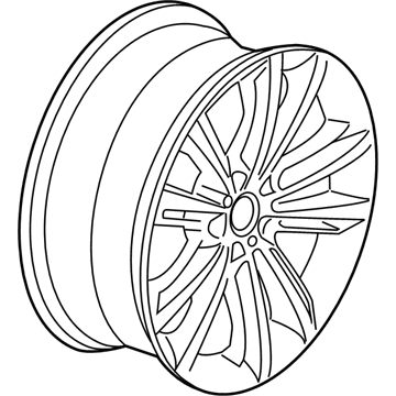 BMW 36116854559 Light Alloy Rim Ferricgrey