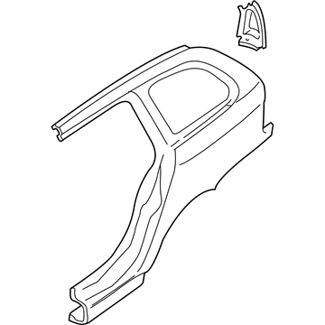 BMW 41218242347 Left Rear Side Panel