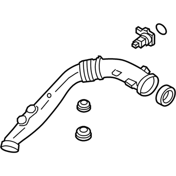 2014 BMW 640i Air Intake Hose - 13717605585