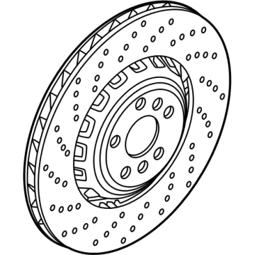 2021 BMW X5 M Brake Disc - 34208074285