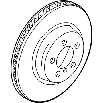 BMW 34206894381 BRAKE DISC, LIGHTWEIGHT, VEN