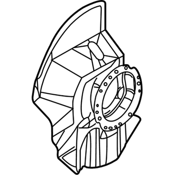 BMW Brake Backing Plate - 34116759596