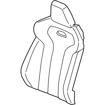 BMW 52108058471 Upholstered Section, Sport Backrest