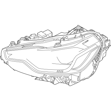 BMW 63115A03E36 HEADLIGHT WITH LED TECHNOLOG