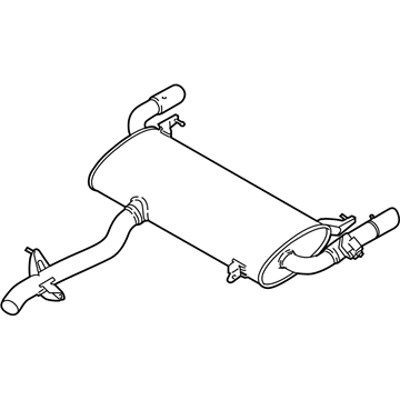 2023 BMW X3 Muffler - 18309846288