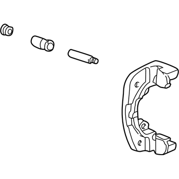 BMW 740iL Brake Caliper Bracket - 34111163305