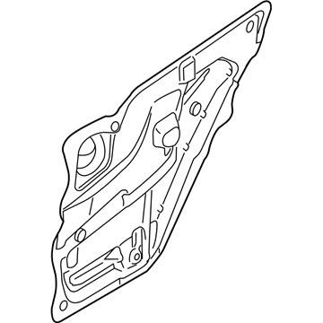 BMW 51487355616 Sound Insulating Door Rear Right