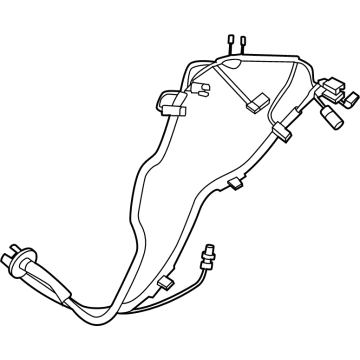 BMW 51165A30470 Wiring Harness Top View Logo