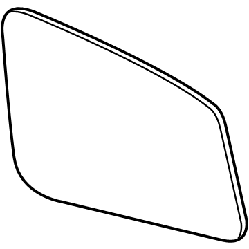 BMW 51165A45DA1 MIRROR GLASS, PLANE, LEFT