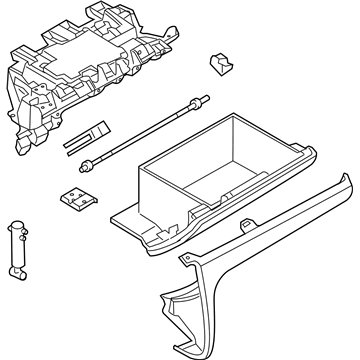 BMW 51169121786 Glove Box, Lockable