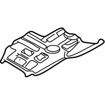 BMW 51457002608 Trim Panel Foot Controls