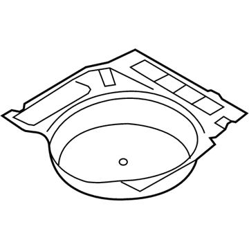 BMW 51477137462 Luggage Compartment.Indentation Trim Panel