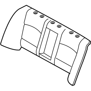 BMW 52209162837 Foam Section, Basic, Backrest