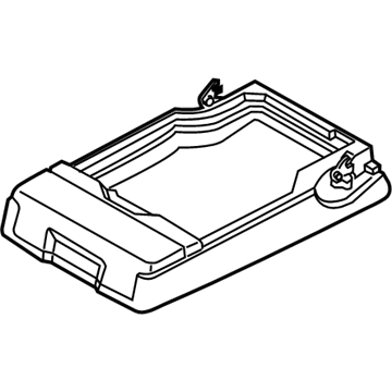 BMW 52207277999 Lower Armrest Vinyl