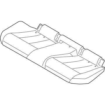 BMW 52207447831 FOAM RUBBER PAD, SEAT, REAR